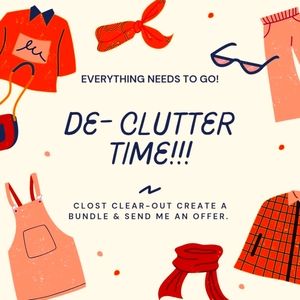 Closet Clear out sale